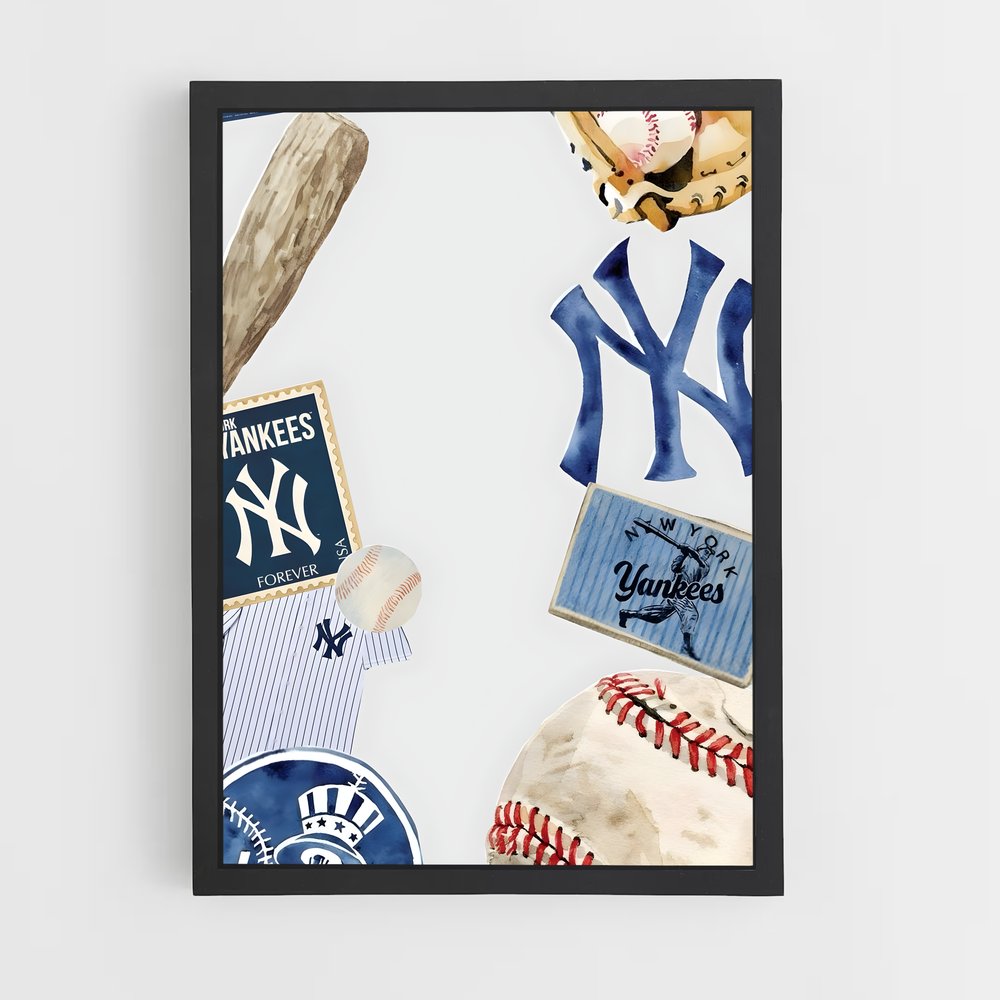 Poster Yankee Glory – affiche Baseball (vue 2)